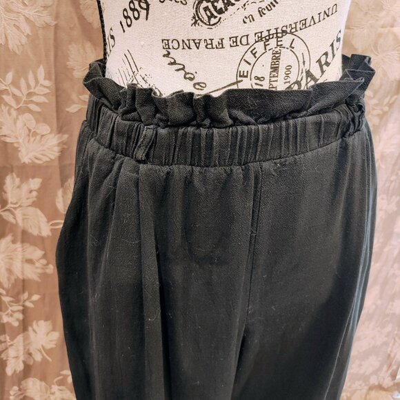 Favlux Fashion Paperbag Linen Style Pants, Used - Picture 3 of 5